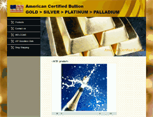 Tablet Screenshot of americancertifiedbullion.com